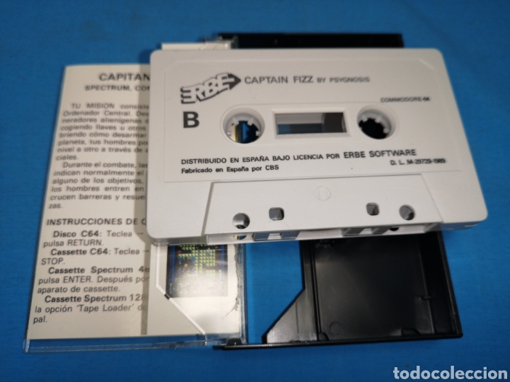 Videojuegos y consolas: Juego Commodore 64, capit&aacute;n fizz by psygnosis - Foto 6