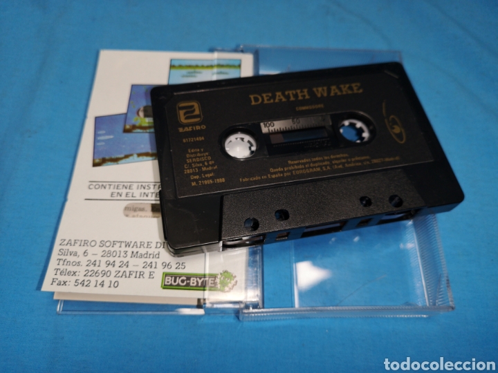 Videojuegos y consolas: Juego Commodore 64, death wake - Foto 5