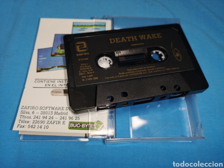 Videojuegos y consolas: Juego Commodore 64, death wake - Foto 6