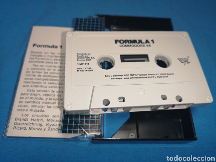 Videojuegos y consolas: Juego Commodore 64, f&oacute;rmula 1 simulator - Foto 5