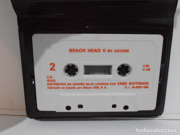 Videojuegos y consolas: JUEGO COMMODORE 64, ESTUCHE RIGIDO, BEACH HEAD II, ERBE SOFTWARE - Foto 2