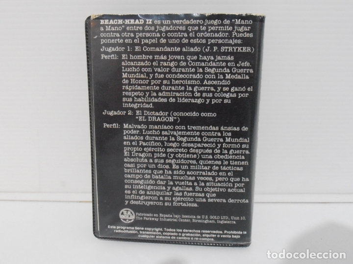 Videojuegos y consolas: JUEGO COMMODORE 64, ESTUCHE RIGIDO, BEACH HEAD II, ERBE SOFTWARE - Foto 3