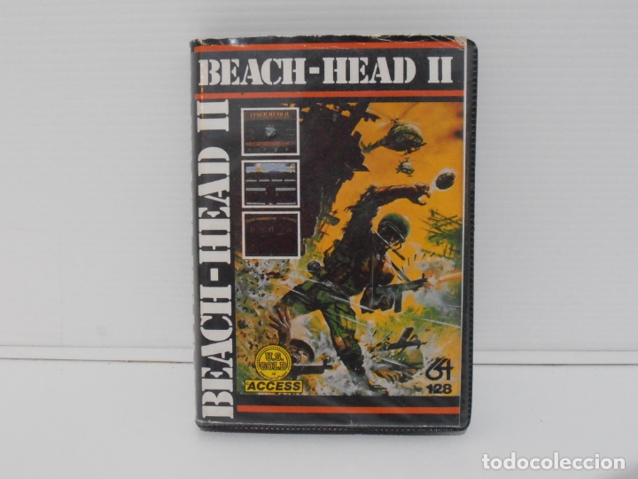 Videojuegos y consolas: JUEGO COMMODORE 64, ESTUCHE RIGIDO, BEACH HEAD II, ERBE SOFTWARE - Foto 1
