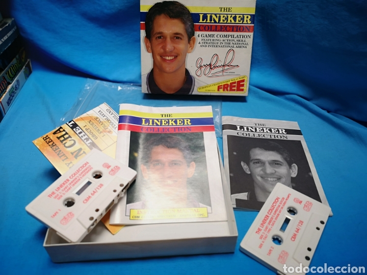 Videojuegos y consolas: Juego Commodore 64, the Lineker collection - Foto 2