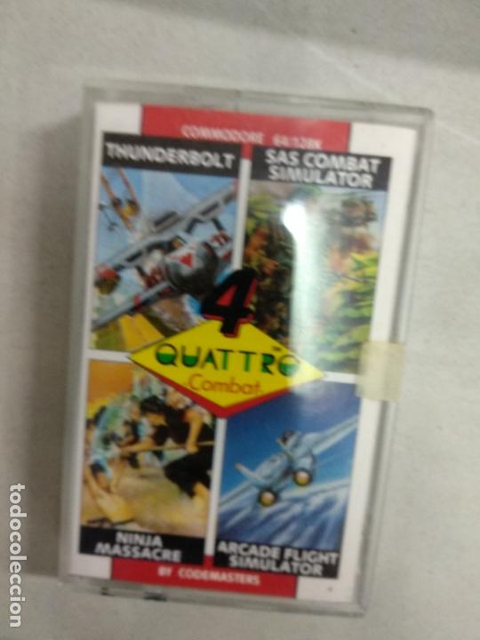 Videojuegos y consolas: Quattro combat - commodore - Foto 1