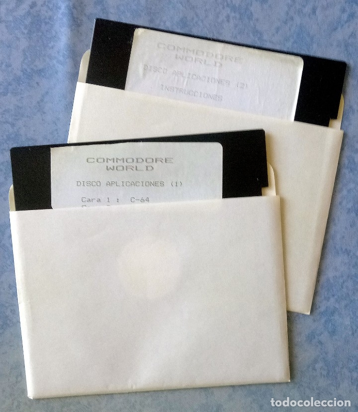 Videojuegos y consolas: Disco aplicaciones 1 - Commodore world - Commodore 64 + 128 + Vic 20 - Foto 1
