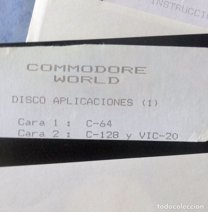 Videojuegos y consolas: Disco aplicaciones 1 - Commodore world - Commodore 64 + 128 + Vic 20 - Foto 2