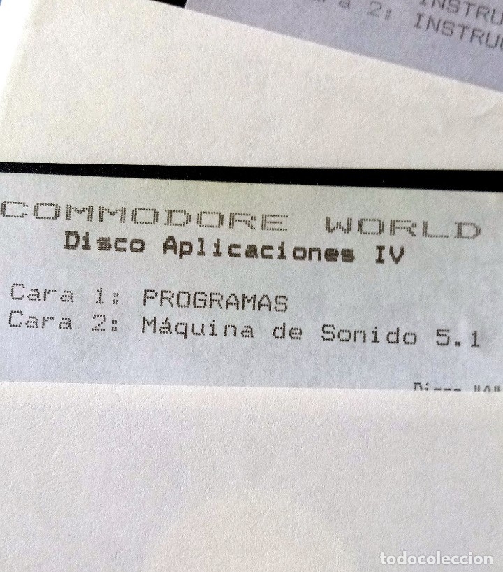 Videojuegos y consolas: Disco aplicaciones 4 - Commodore world - Commodore 64 + 128 - Foto 2