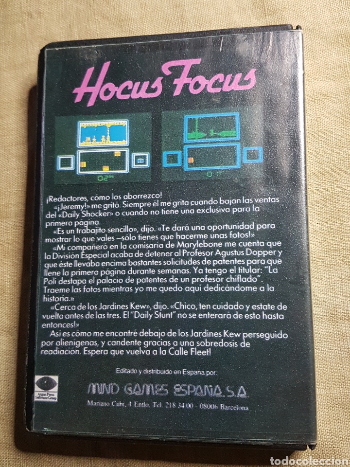 Videojuegos y consolas: Videojuego cinta commodore hocus focus - Foto 2