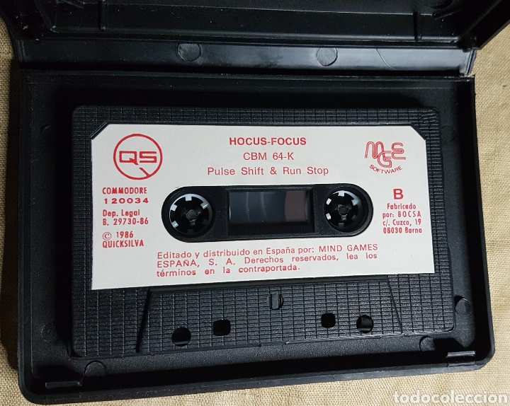 Videojuegos y consolas: Videojuego cinta commodore hocus focus - Foto 3