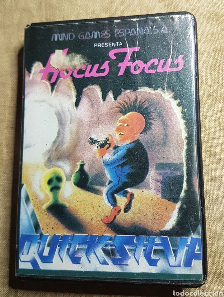 Videojuegos y consolas: Videojuego cinta commodore hocus focus - Foto 1