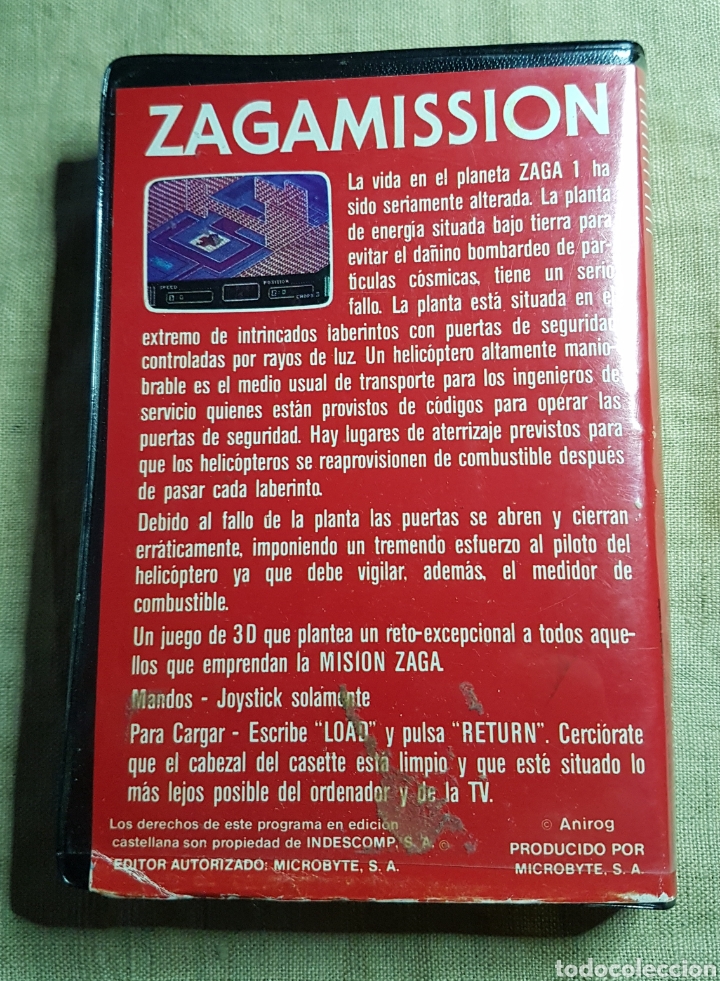 Videojuegos y consolas: Videojuego cinta commodore zagamission - Foto 2
