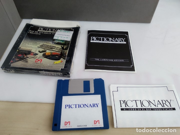 Videojuegos y consolas: JUEGO PARA COMMODORE AMIGA  PICTIONARY - Foto 3