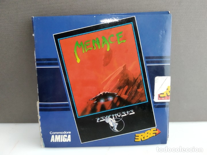 Videojuegos y consolas: JUEGO PARA COMMODORE AMIGA MENACE - Foto 1