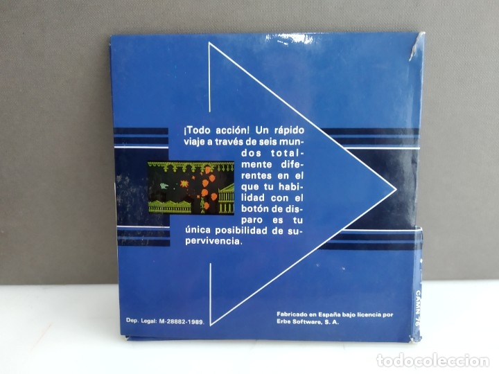 Videojuegos y consolas: JUEGO PARA COMMODORE AMIGA MENACE - Foto 2