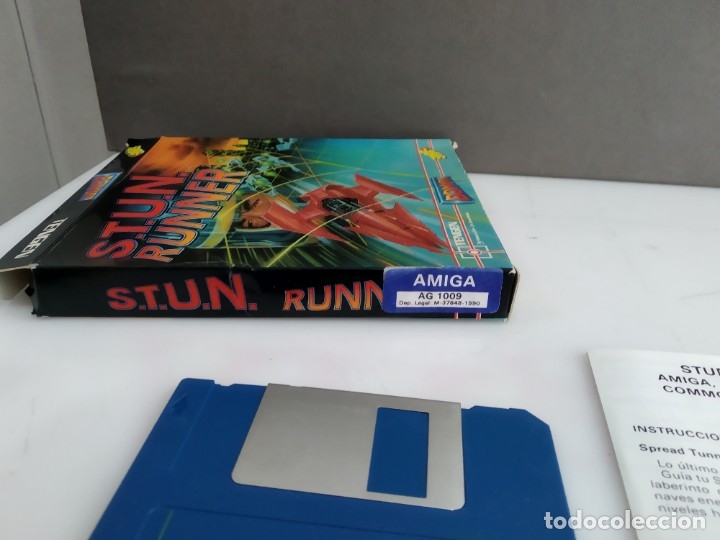 Videojuegos y consolas: JUEGO PARA COMMODORE AMIGA  STUN RUNNER - Foto 4
