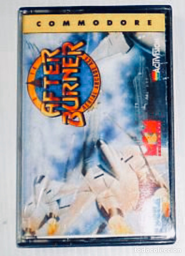 Videojuegos y consolas: AfterBurner [Activision] 1988 SEGA - MCM Software - Erbe Software [Commodore 64 C64] - Foto 1