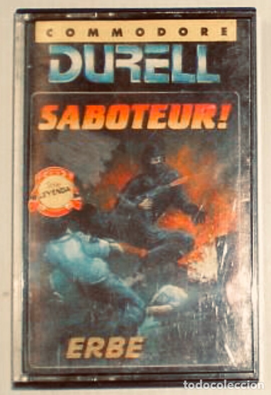 Videojuegos y consolas: Saboteur! [Durell Software] 1986 Erbe Software [Commodore 64 C64] - Foto 1