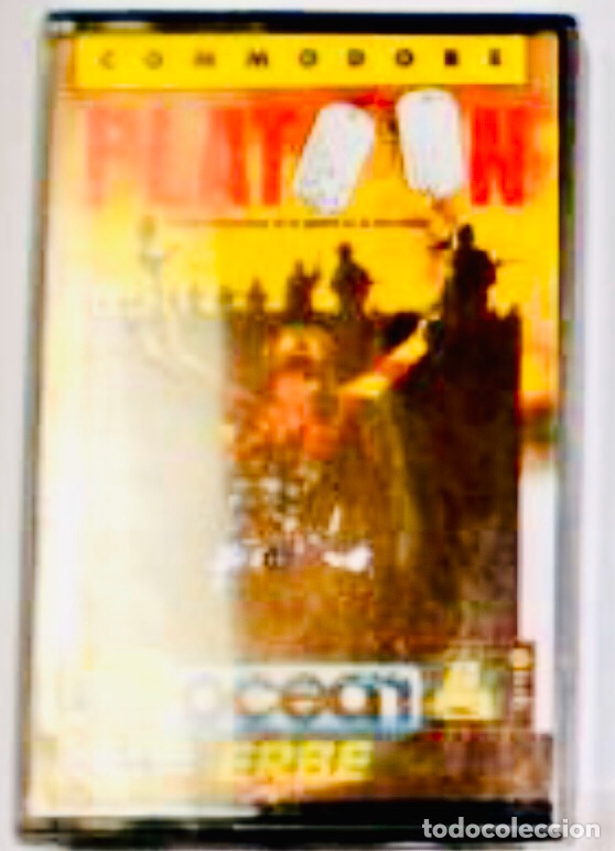 Videojuegos y consolas: Platoon [Ocean Software] 1987 Erbe Software [Commodore 64 C64] - Foto 1