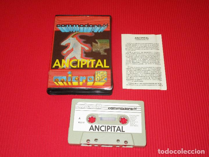 Videojuegos y consolas: ANCIPITAL - COMMODORE 64 - MJC-18 - MICRO BYTE - CON INSTRUCCIONES - EDICION MUY DIFICIL - Foto 1