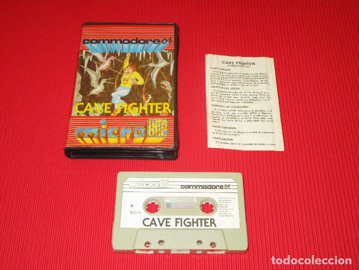 Videojuegos y consolas: CAVE FIGHTER - COMMODORE 64 - MJC-19 - MICRO BYTE - CON INSTRUCCIONES - Foto 1