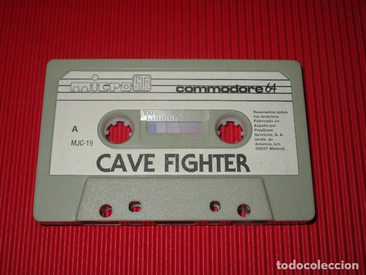 Videojuegos y consolas: CAVE FIGHTER - COMMODORE 64 - MJC-19 - MICRO BYTE - CON INSTRUCCIONES - Foto 2