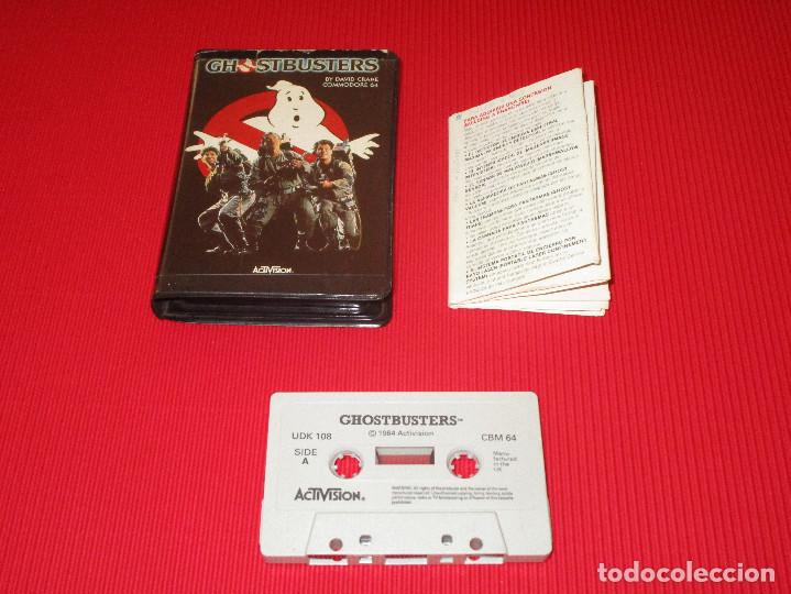 Videojuegos y consolas: GHOSTBUSTERS - COMMODORE 64 - ACTIVISION - CON INSTRUCCIONES CON EL LOGO CAZAFANTASMAS A COLOR - Foto 1