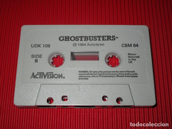 Videojuegos y consolas: GHOSTBUSTERS - COMMODORE 64 - ACTIVISION - CON INSTRUCCIONES CON EL LOGO CAZAFANTASMAS A COLOR - Foto 3