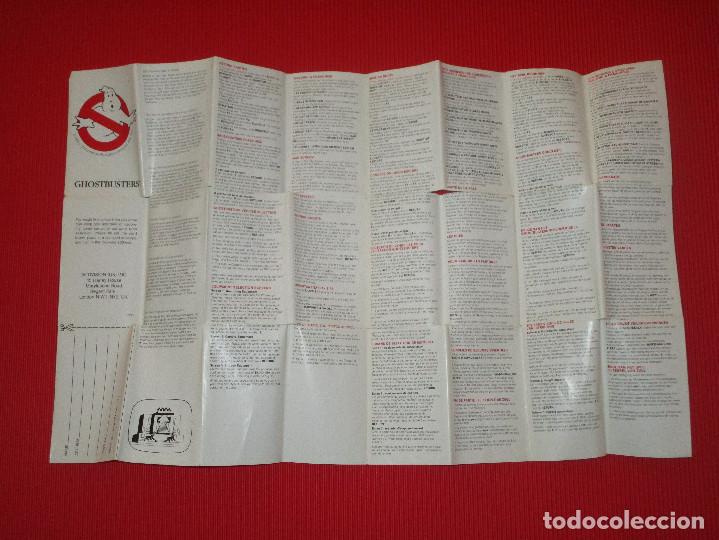 Videojuegos y consolas: GHOSTBUSTERS - COMMODORE 64 - ACTIVISION - CON INSTRUCCIONES CON EL LOGO CAZAFANTASMAS A COLOR - Foto 6