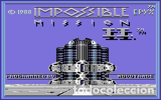 Videojuegos y consolas: Impossible Mission II [Epyx] 1988 Erbe Software [Commodore 64 C64] - Foto 6