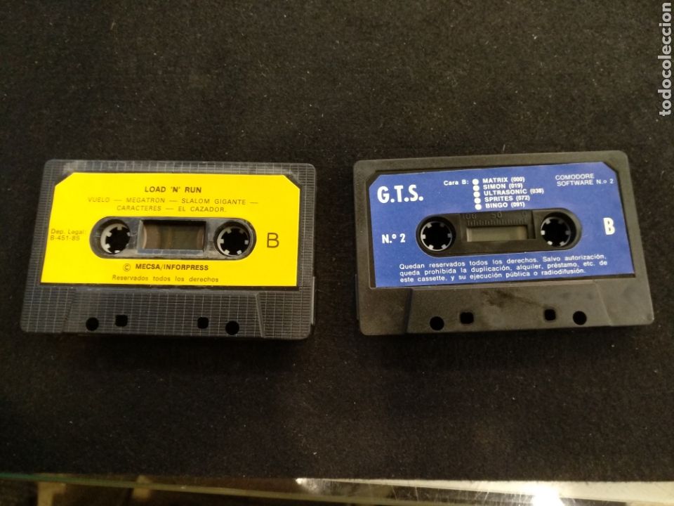 Videojuegos y consolas: Commodore 64 . 2 casettes programas y juegos - Foto 2