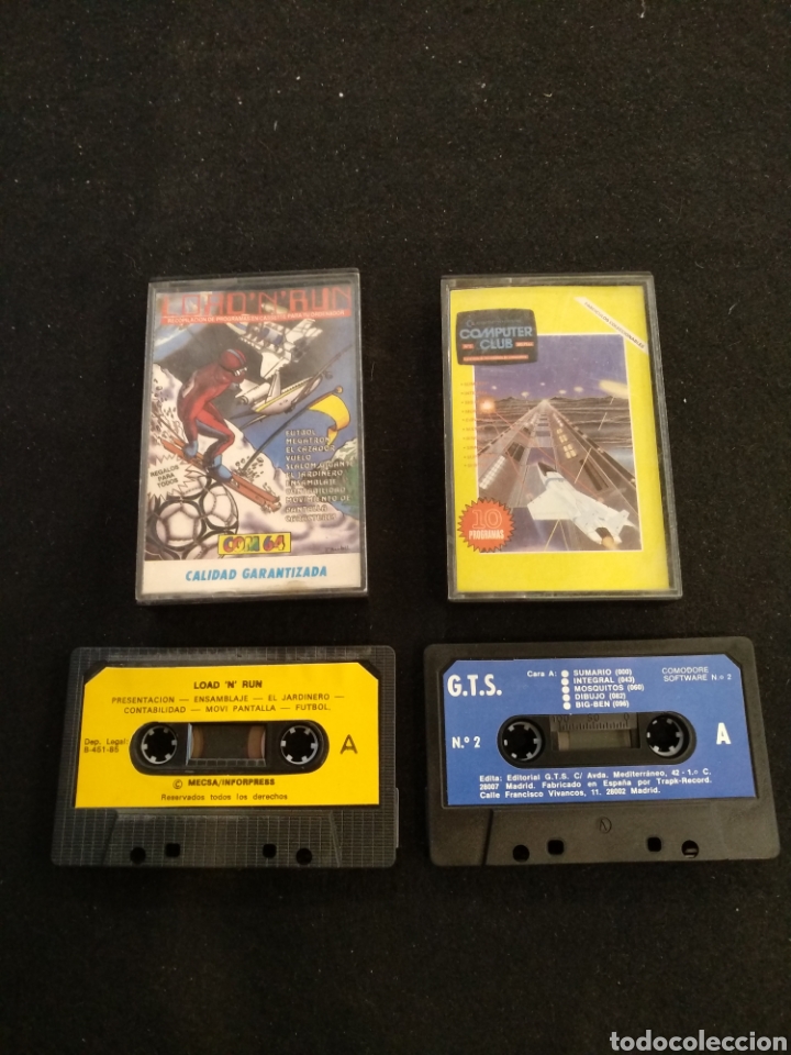 Videojuegos y consolas: Commodore 64 . 2 casettes programas y juegos - Foto 1