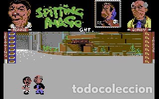 Videojuegos y consolas: Spitting Image: The Computer Game [Domark] 1988 The Hit Squad [Commodore 64 C64] - Foto 5