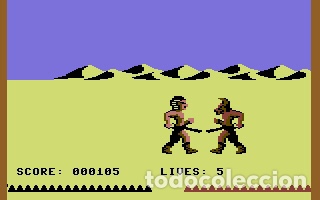Videojuegos y consolas: Fighting Warrior [Melbourne House] [1985] Mastertronic Plus [Commodore 64 C64 C128] - Foto 5