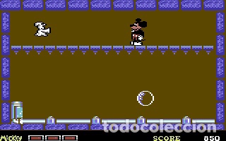 Videojuegos y consolas: Mickey Mouse [Gremlin Graphics] 1988 Erbe Software [Commodore 64 C64] Walt Disney - Foto 7
