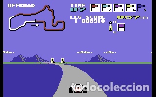 Videojuegos y consolas: Buggy Boy [Elite Systems Ltd] 1988 Dented Designs/TATSUMI - MCM / Erbe Software [Commodore 64 C64] - Foto 9