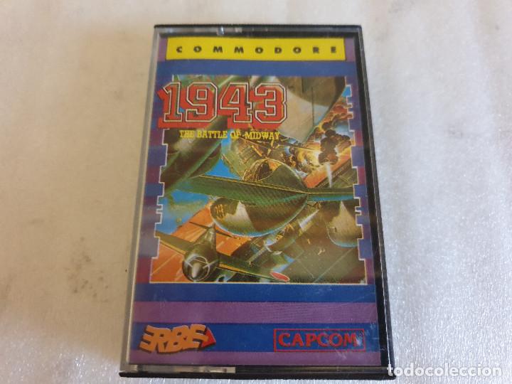 Videojuegos y consolas: JUEGO EN CASSETTE PARA COMMODORE 1943 - Foto 1