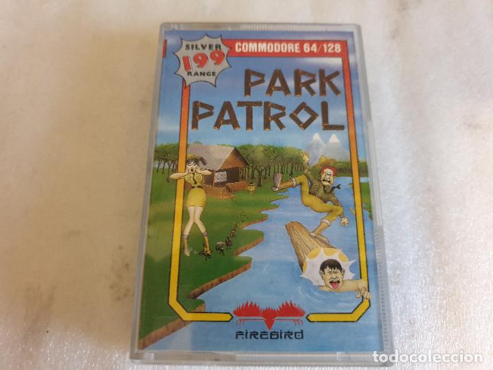 Videojuegos y consolas: JUEGO EN CASSETTE PARA COMMODORE PARK PATROL - Foto 1