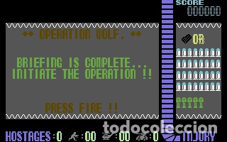 Videojuegos y consolas: Operation Wolf [Ocean Software] 1988 - Taito / Erbe Software [Commodore 64 C64] - Foto 4