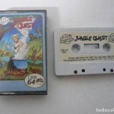 Jeux Vidéo et Consoles: JUNGLE QUEST / JEWEL CASE / COMMODORE 64 - C64 / RETRO VINTAGE / CASSETTE - CINTA. Lote 200779022