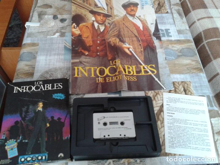 Videojuegos y consolas: JUEGO LOS INTOCABLES + INSTRUCCIONES COMMODORE 64 + POSTER-1989 ERBE OCEAN SOFTWARE - Foto 1