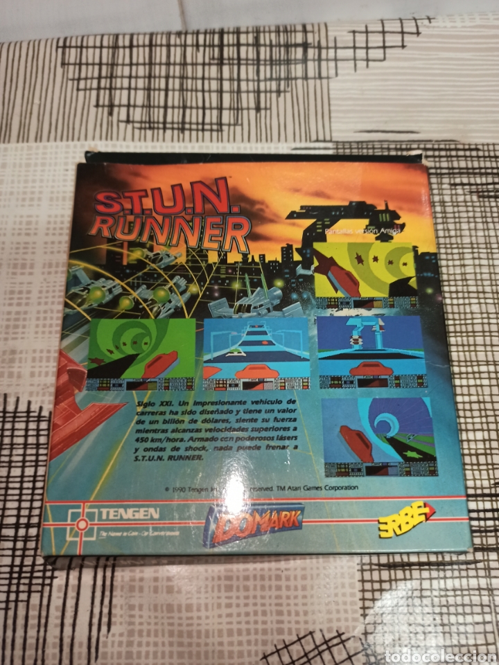 Videojuegos y consolas: Stunt runner commodore - Foto 2