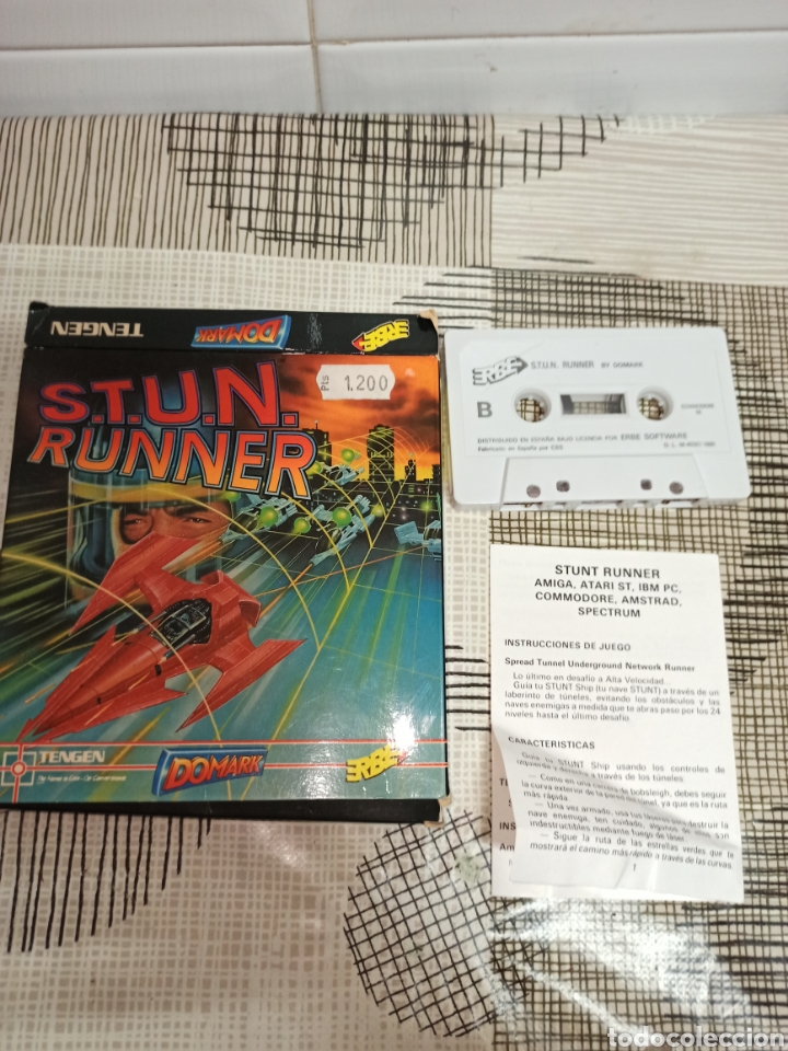 Videojuegos y consolas: Stunt runner commodore - Foto 3