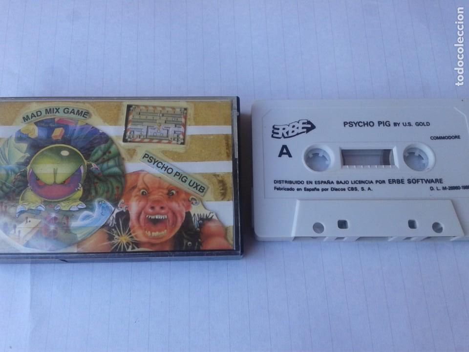 Videojuegos y consolas: PSYCHO PIG - CINTA COMMODORE 64 - Foto 1