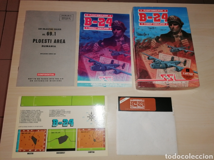 Videojuegos y consolas: FLIGHT SIMULATOR B-24 _ COMBAT SIMULATOR - COMMODORE 64 / 128 - Foto 3