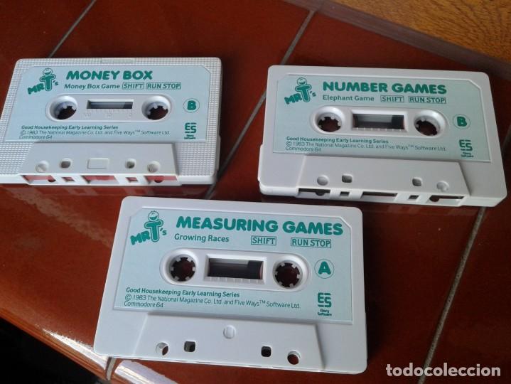 Videojuegos y consolas: MR T JUEGOS COMMODORE - TRES CINTAS Y DOS CUADERNILLOS - Foto 2