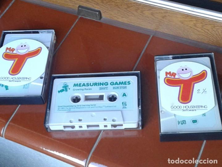 Videojuegos y consolas: MR T JUEGOS COMMODORE - TRES CINTAS Y DOS CUADERNILLOS - Foto 1
