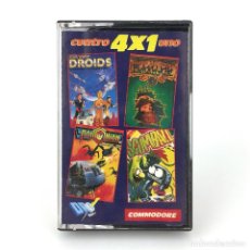 Videojuegos y Consolas: STAR WARS DROIDS BLACKWYCHE BOSCONIAN SCUMBAL FROMM INGO 4X1 DRO SOFT. COMMODORE 64 128 C64 CASSETTE