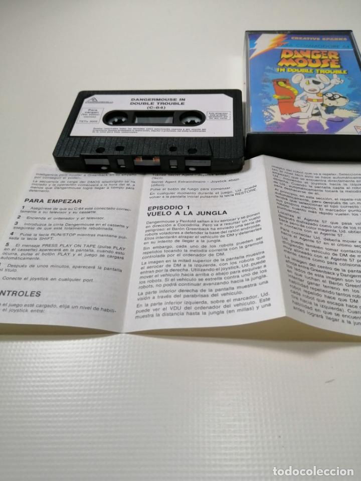Videojuegos y consolas: DANGER MOUSE - JUEGO COMMODORE 64 C64 COMPLETO - CREATIVE SPARKS 1984 - EXCELENTE ESTADO - Foto 3