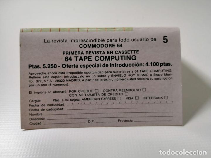 Videojuegos y consolas: TAPE COMPUTING - JUEGO COMMODORE 64 C64 COMPLETO - EXCELENTE ESTADO - Foto 2